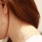 ロングヘアの女性のうなじ
